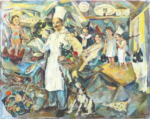 The Chef in His Kitchen