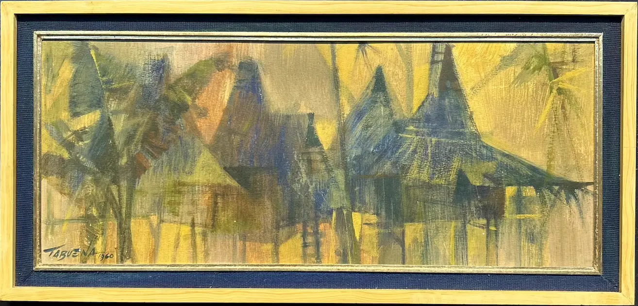 Landscape with Nipa Huts