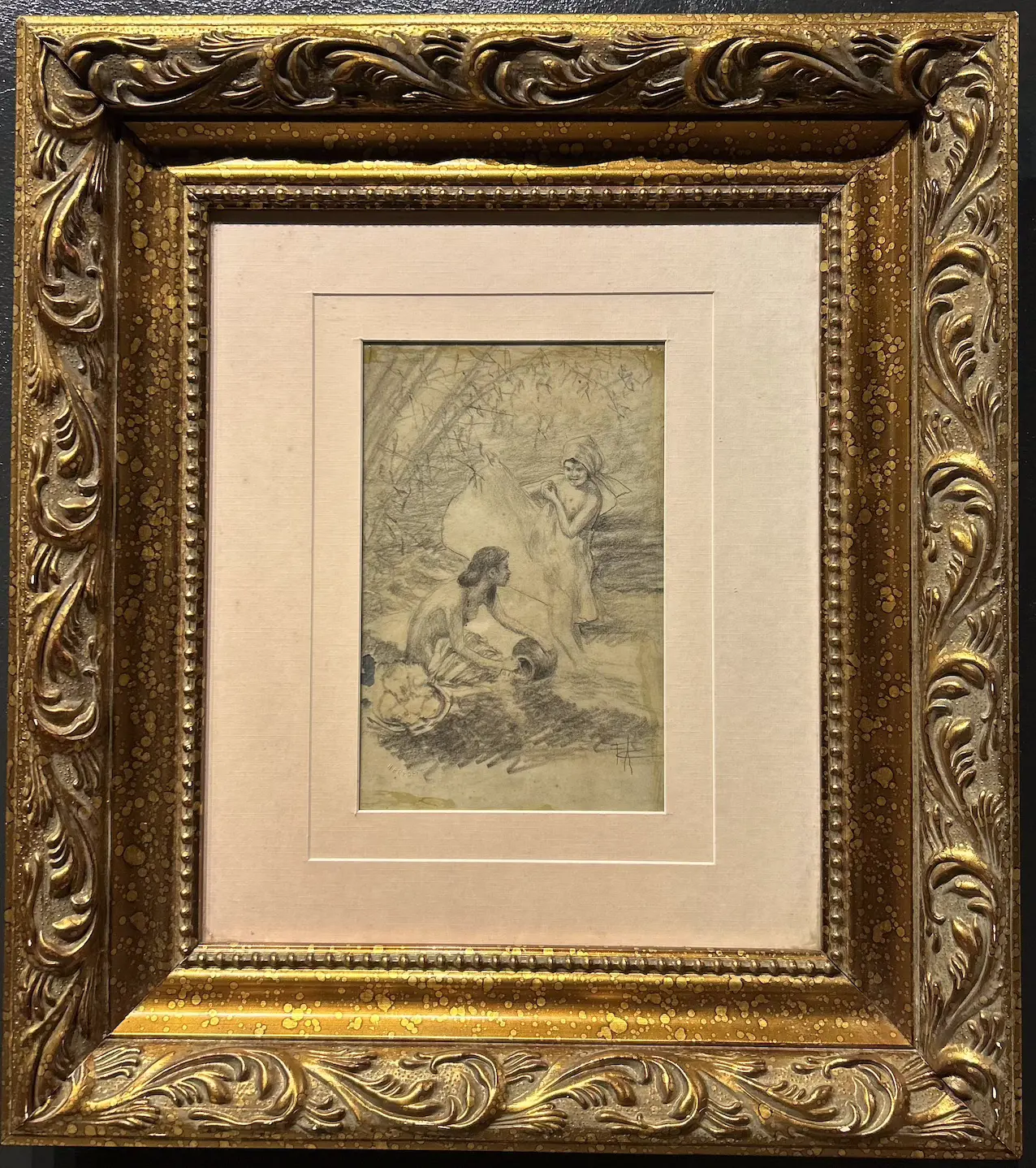 Bathing By The River