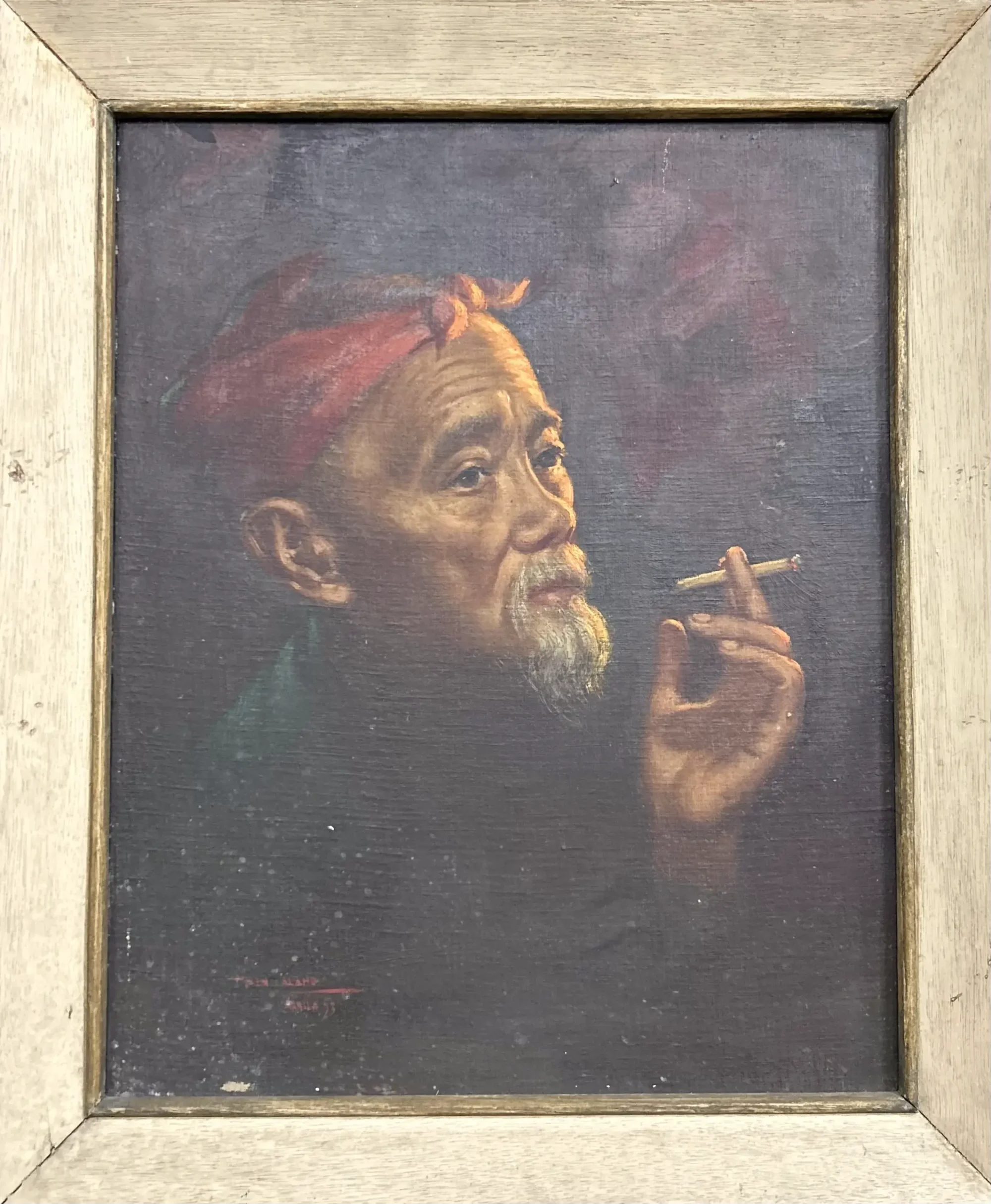 a. Portrait of an Old Man b. Portrait of an Old Woman